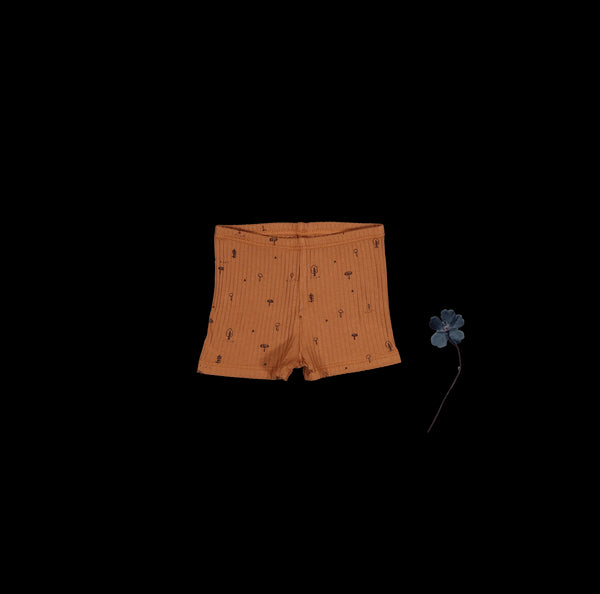 the-printed-short-mushroom Lovely Littles - Sophia's StyleShorts-1